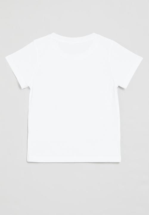Pop Candy - Printed crew neck tee-white