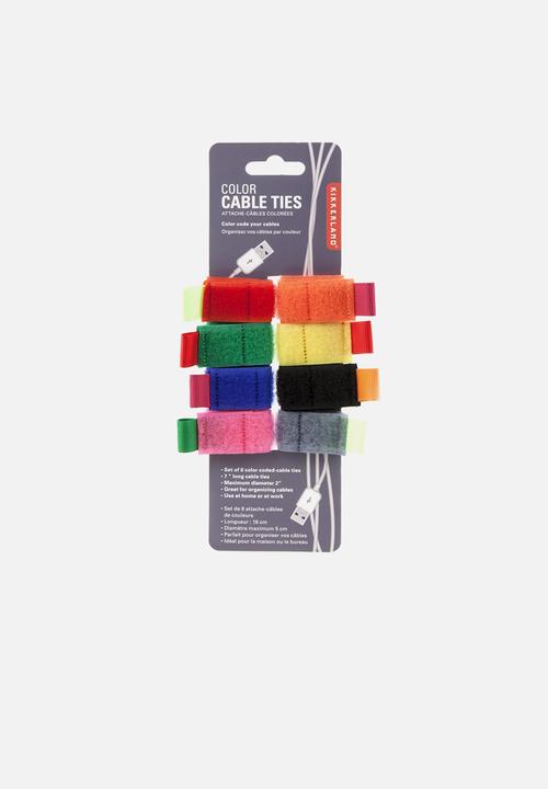 Kikkerland - Colour cable ties