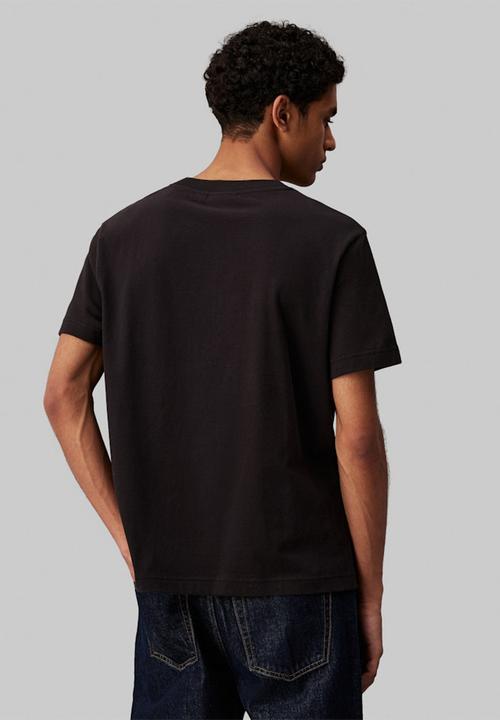 Calvin Klein - Chenille Monologo Tee - Ck Black
