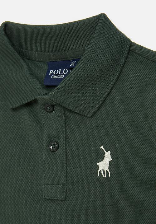 POLO - Boys austin short sleeve golfer - forest green