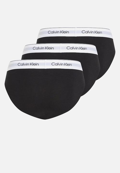 Calvin Klein - Low Rise Slip Brief 3 Pack - Black