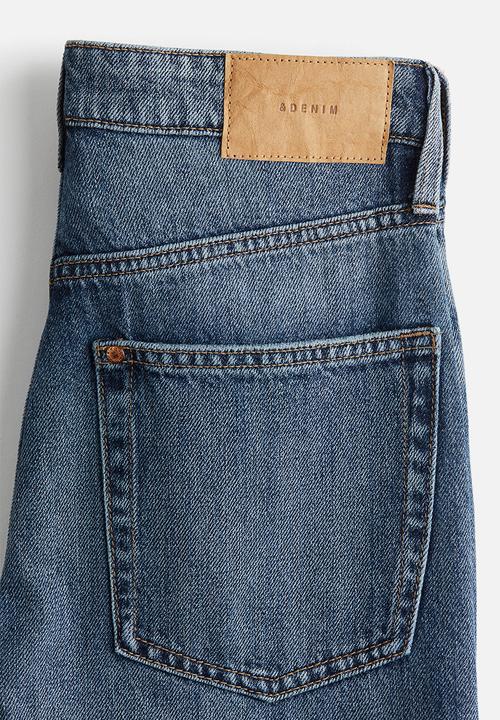 H&M - Wide ultra high jeans - denim blue