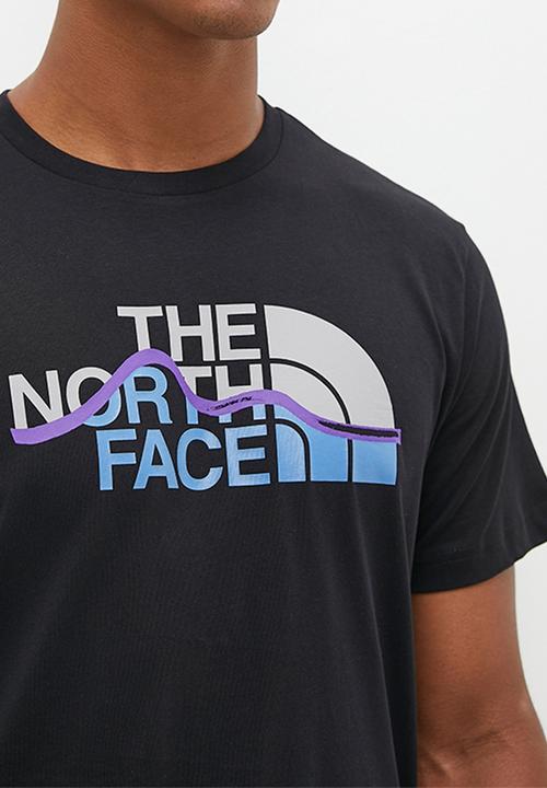 The North Face - M Short Sleeve Mountain Line Tee - Tnf Black (Jk3)