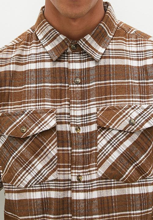 Brave Soul - MSH-48SERRANO - Rust/Brown Check