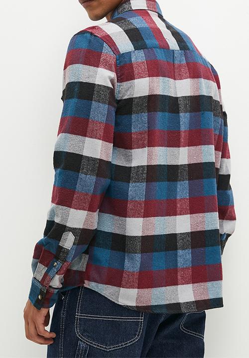 Brave Soul - Msh-48mendoza - blue/black/red check