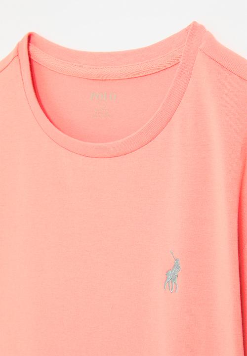 POLO - Girls kelly short sleeve tee - peach