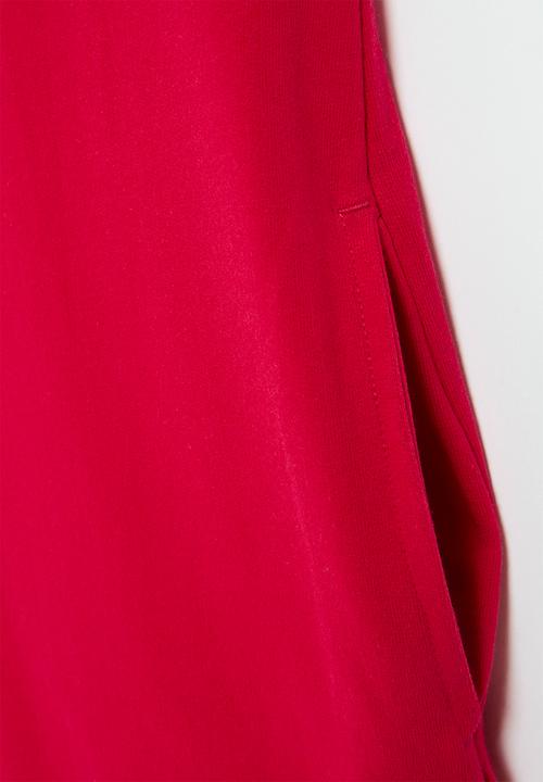 POLO - Girls terri pinafore - red