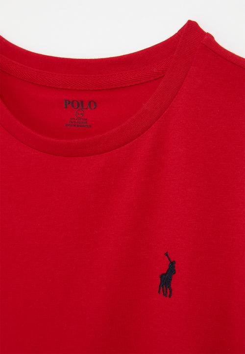 POLO - Girls kelly short sleeve tee - red