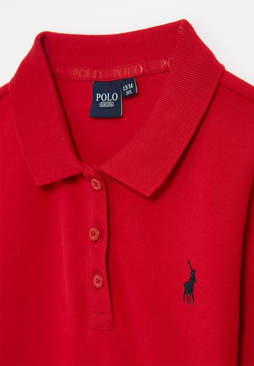 POLO - Boys austin short sleeve golfer - red