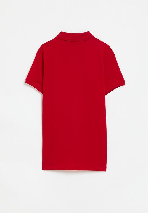 POLO - Boys austin short sleeve golfer - red
