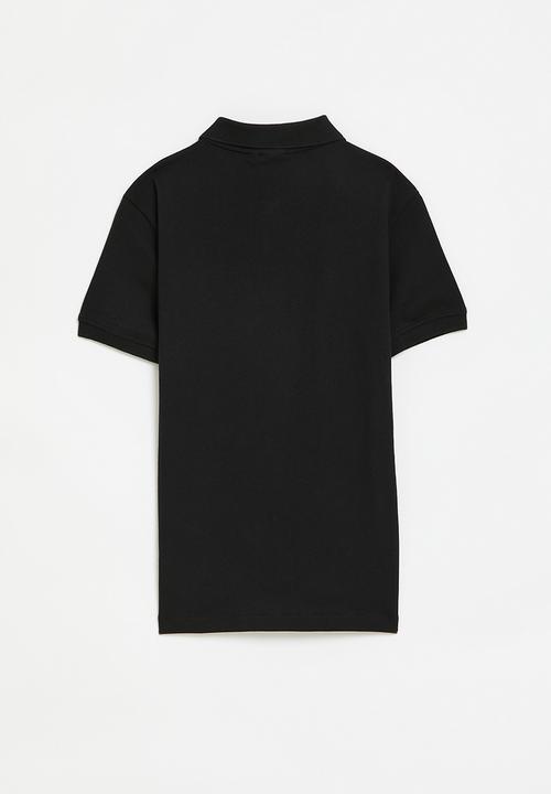 POLO - Boys austin short sleeve golfer - black