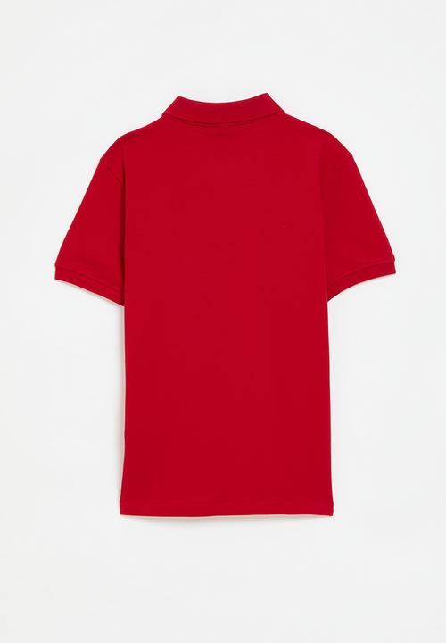 POLO - Girls nina short sleeve golfer - red