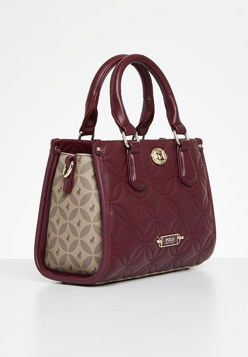 POLO - Madison small shopper sling - garnet