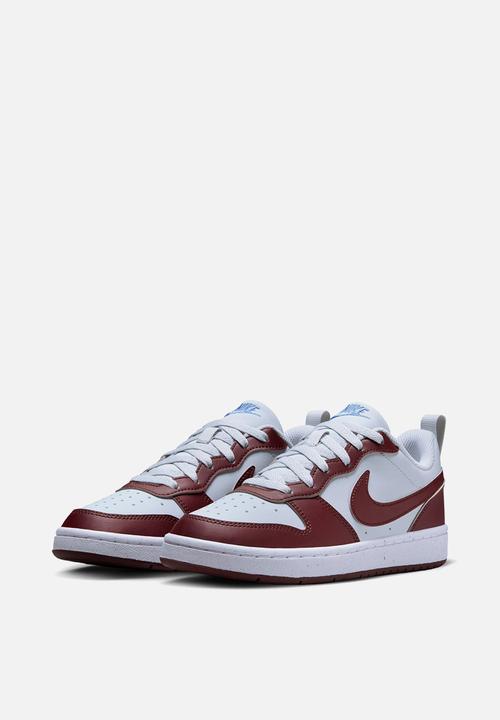 Nike - Nike Court Borough Low Recraft - Pure Platinum/Dark Team Red-Blue Beyond