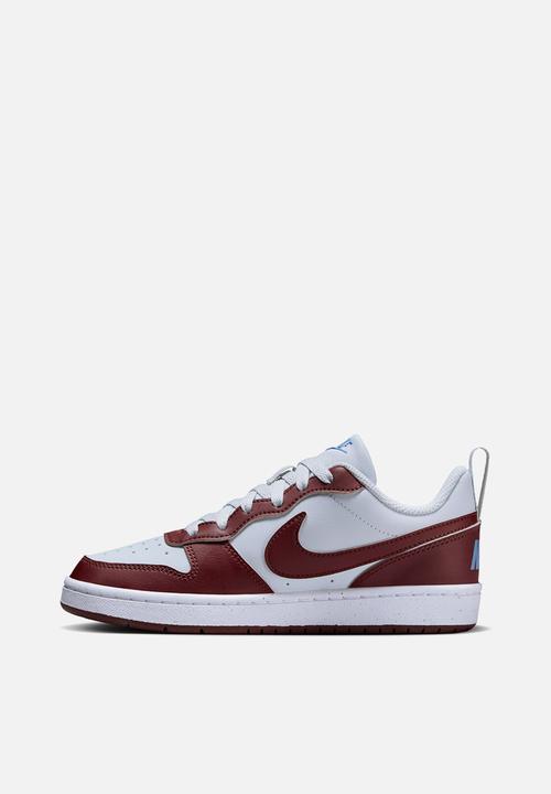 Nike - Nike Court Borough Low Recraft - Pure Platinum/Dark Team Red-Blue Beyond