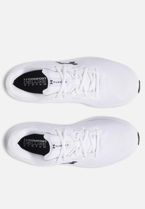 Under Armour - Charged Pursuit 4 - White/White/Black