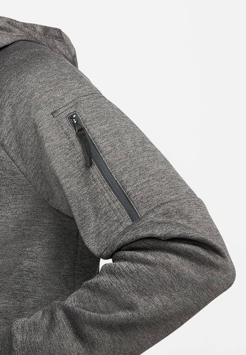 Nike -  Therma-FIT Full-Zip Fitness Top - Charcoal Heathr