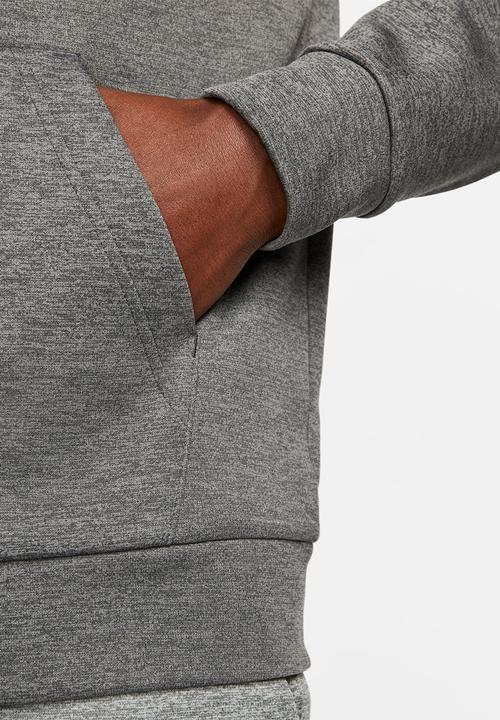 Nike -  Therma-FIT Full-Zip Fitness Top - Charcoal Heathr