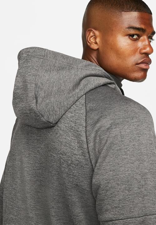Nike -  Therma-FIT Full-Zip Fitness Top - Charcoal Heathr