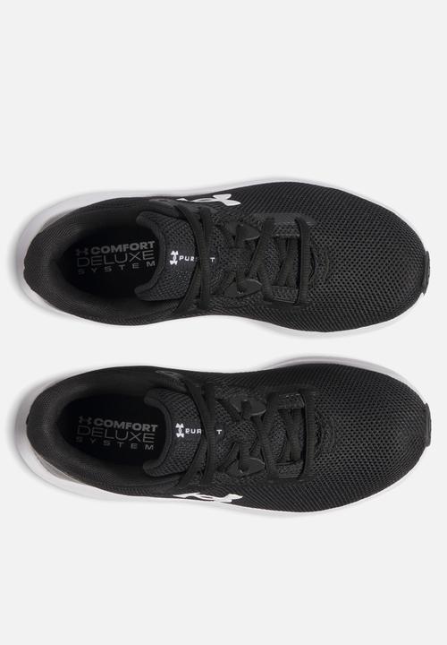 Under Armour - Charged Pursuit 4 - Black/Black/White