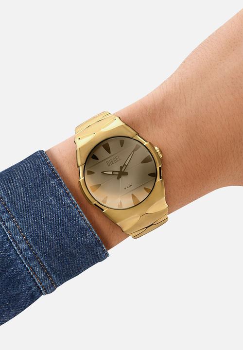 Diesel  - D-Sruptor Three-hand Gold-tone Stainless Steel Watch - Gold