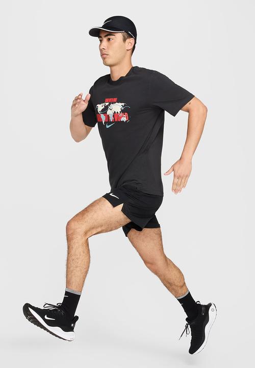 Nike - Fast Forward Running Short Sleeve Tee - Off Noir