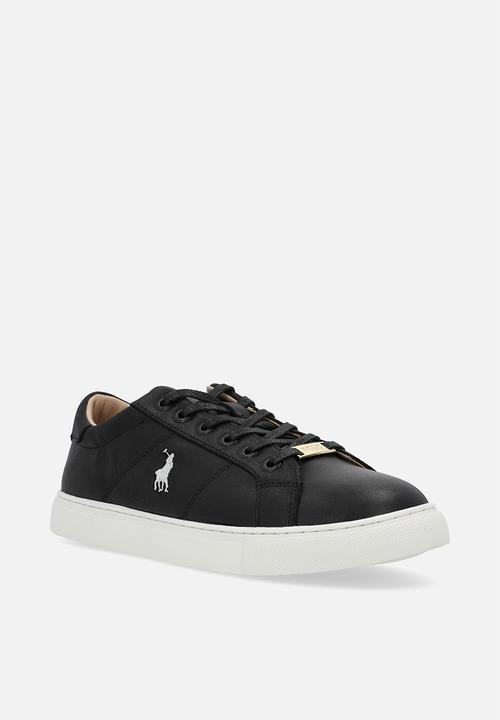 POLO - Classic leather sneaker - black