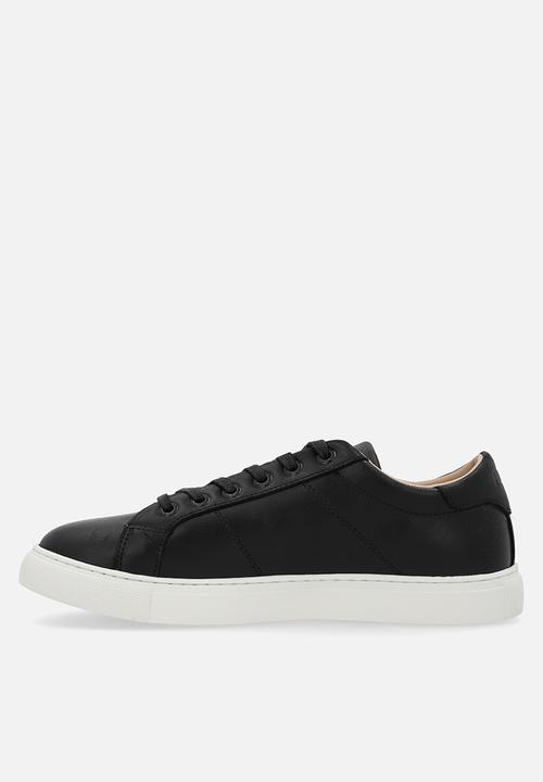 POLO - Classic leather sneaker - black