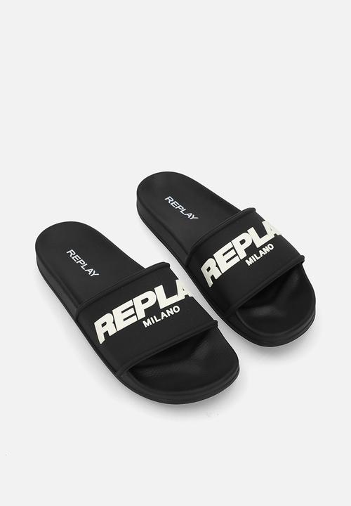 Replay - Up emboss - black