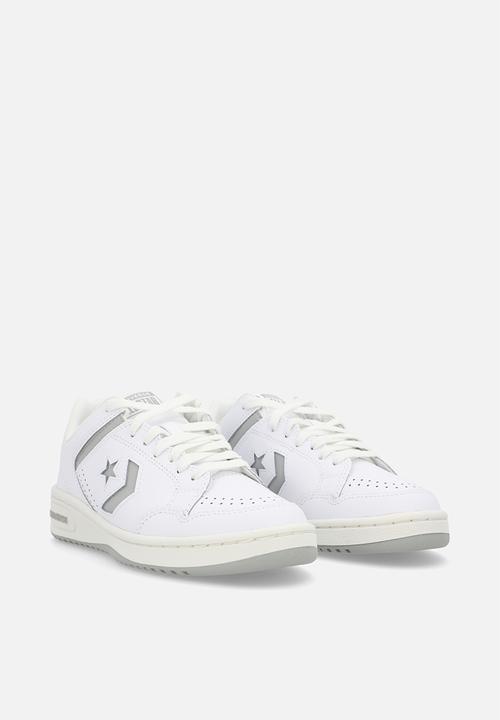 Converse - Converse weapon leather - white/grey area/vintage white