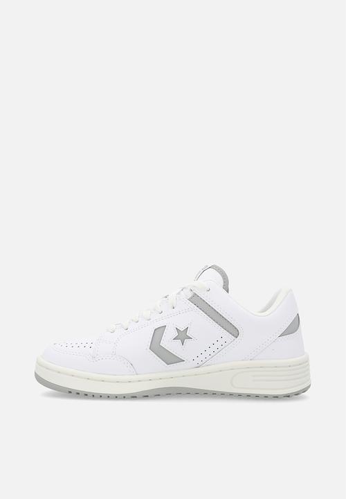 Converse - Converse weapon leather - white/grey area/vintage white