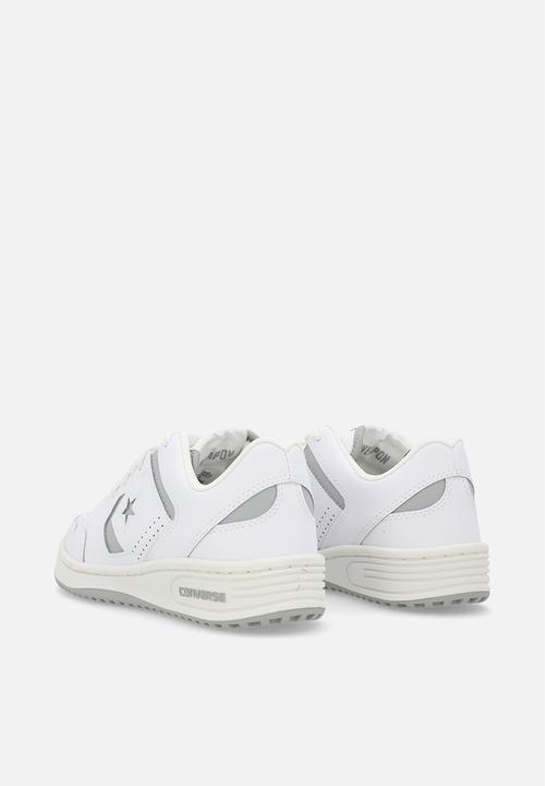 Converse - Converse weapon leather - white/grey area/vintage white