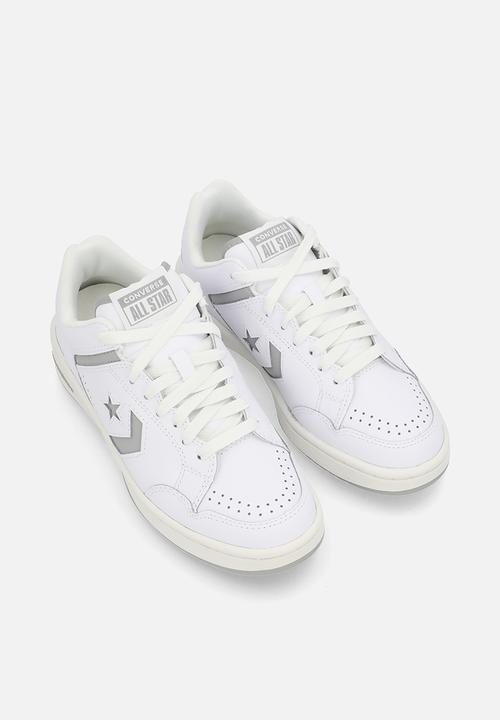 Converse - Converse weapon leather - white/grey area/vintage white