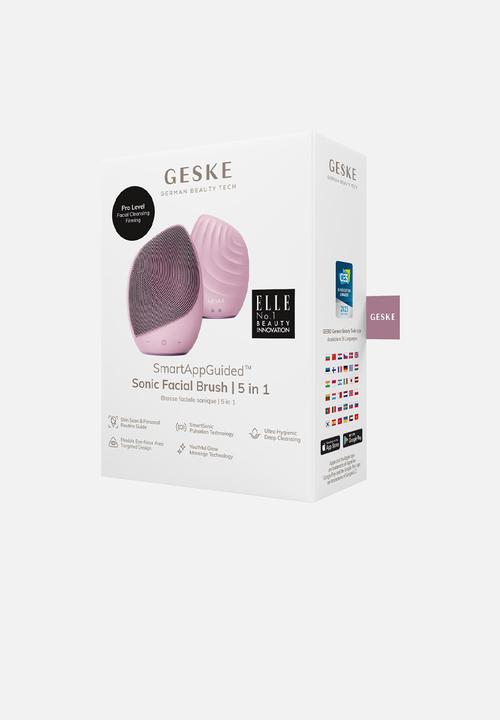 GESKE - Sonic Facial Brush  5 in 1 - Pink