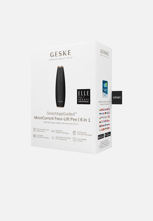 GESKE - MicroCurrent Face-Lift Pen  6 in 1 - Black & Gold
