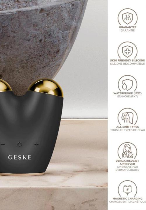 GESKE - MicroCurrent Face-Lifter  6 in 1 - Black & Gold