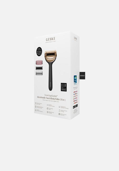 GESKE - MicroNeedle Face & Body Roller  9 in 1 - Black & Gold