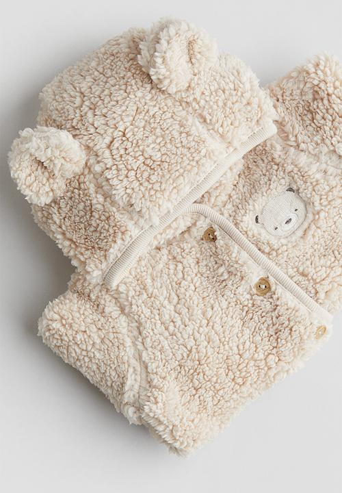 H&M - Pile jacket - beige
