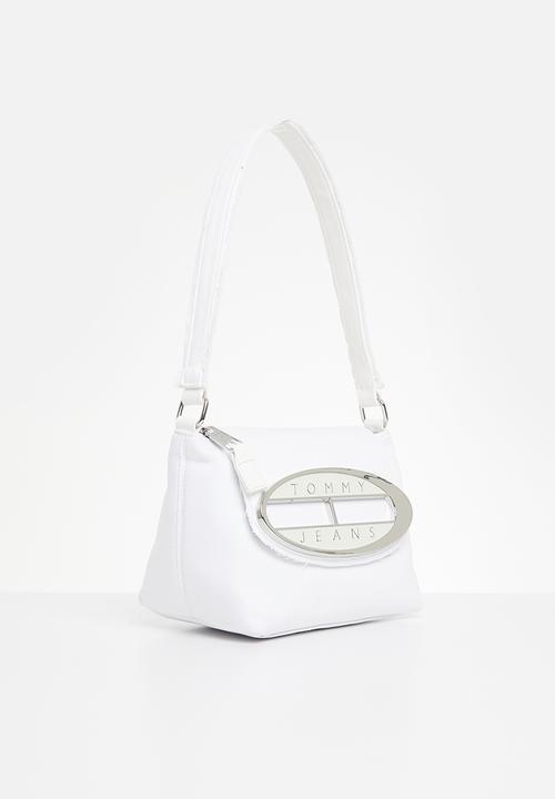 Tommy Hilfiger - Tjw denim on denim shoulder bag - ancient white