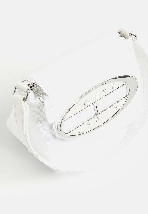 Tommy Hilfiger - Tjw denim on denim shoulder bag - ancient white