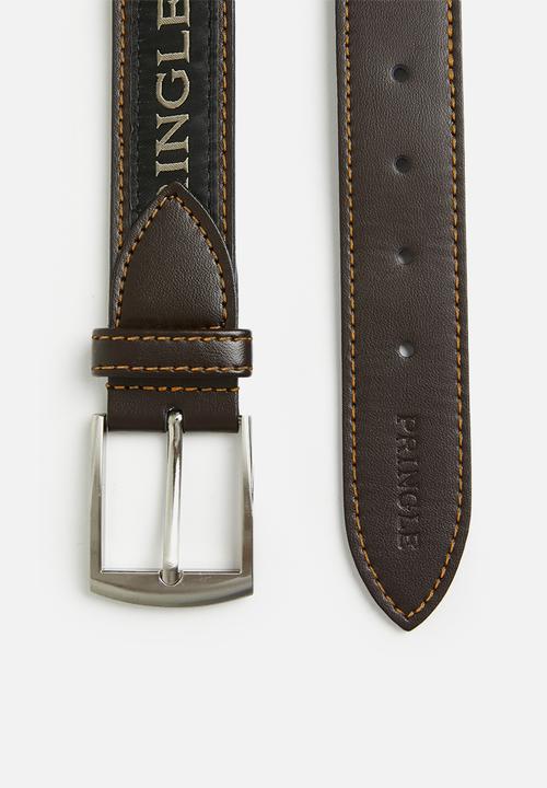 Pringle of Scotland - Pringle Casual Belt  - Brown