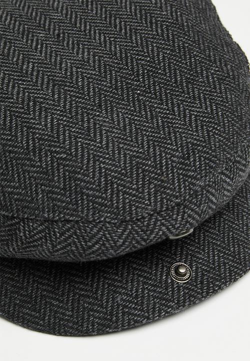 Pringle of Scotland - Pringle Ivy Newsboy Cap - Black