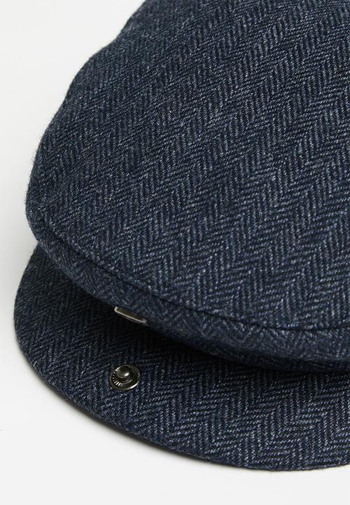 Pringle of Scotland - Pringle Ascot Newsboy Cap - Navy