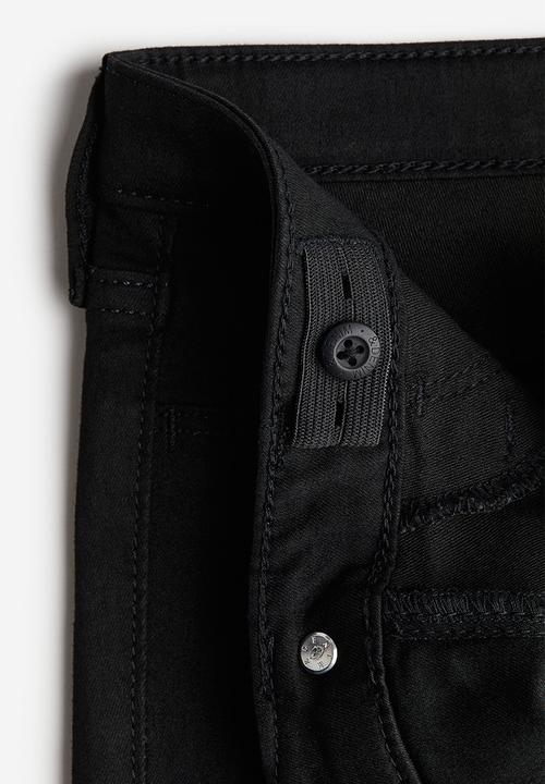 H&M - Flared leg low jeans - black
