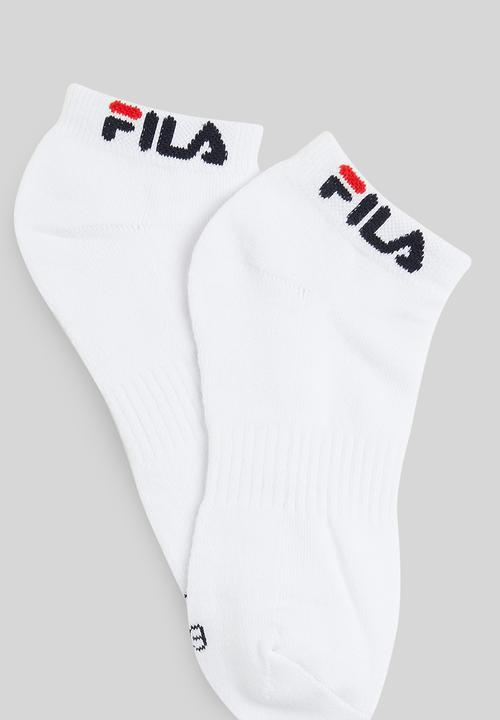 FILA - Stallone Ankle Sock (2Pk) - White