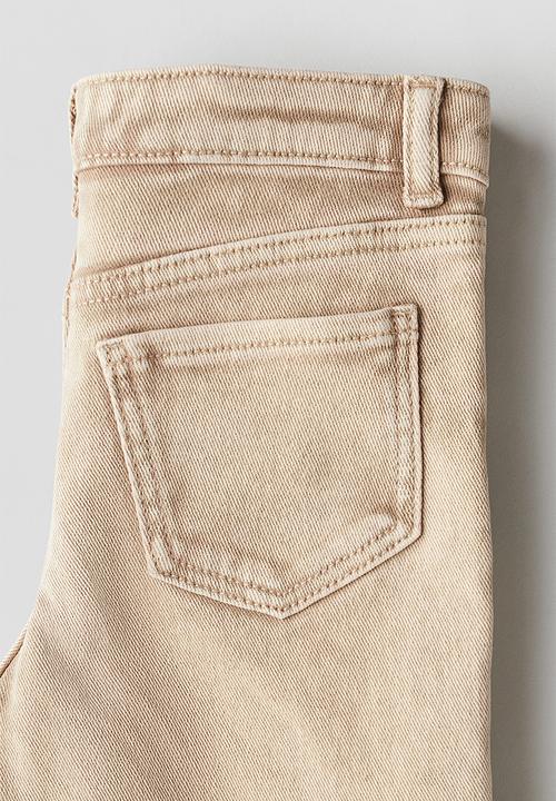 H&M - Bootcut cargo jeans - beige
