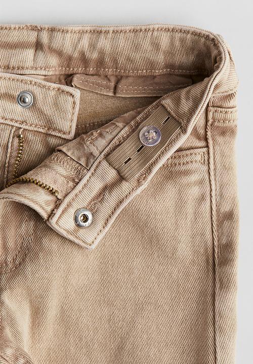 H&M - Bootcut cargo jeans - beige