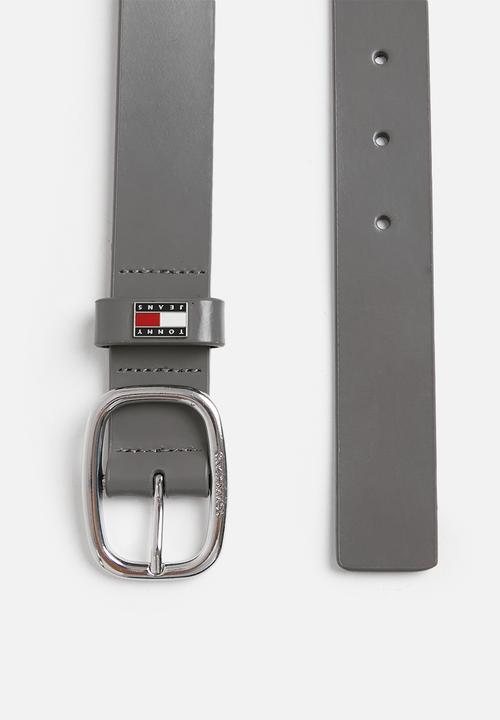 Tommy Hilfiger - Oval belt-grey