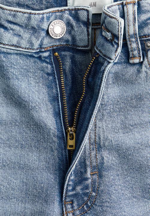 H&M - Slim high jeans - light denim blue