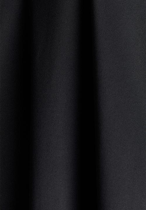 H&M - Scoop-back microfibre top - black